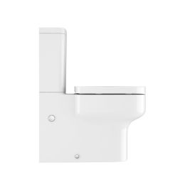 Fairford Mellow Close Coupled Toilet with Soft Close Seat - Tradebase