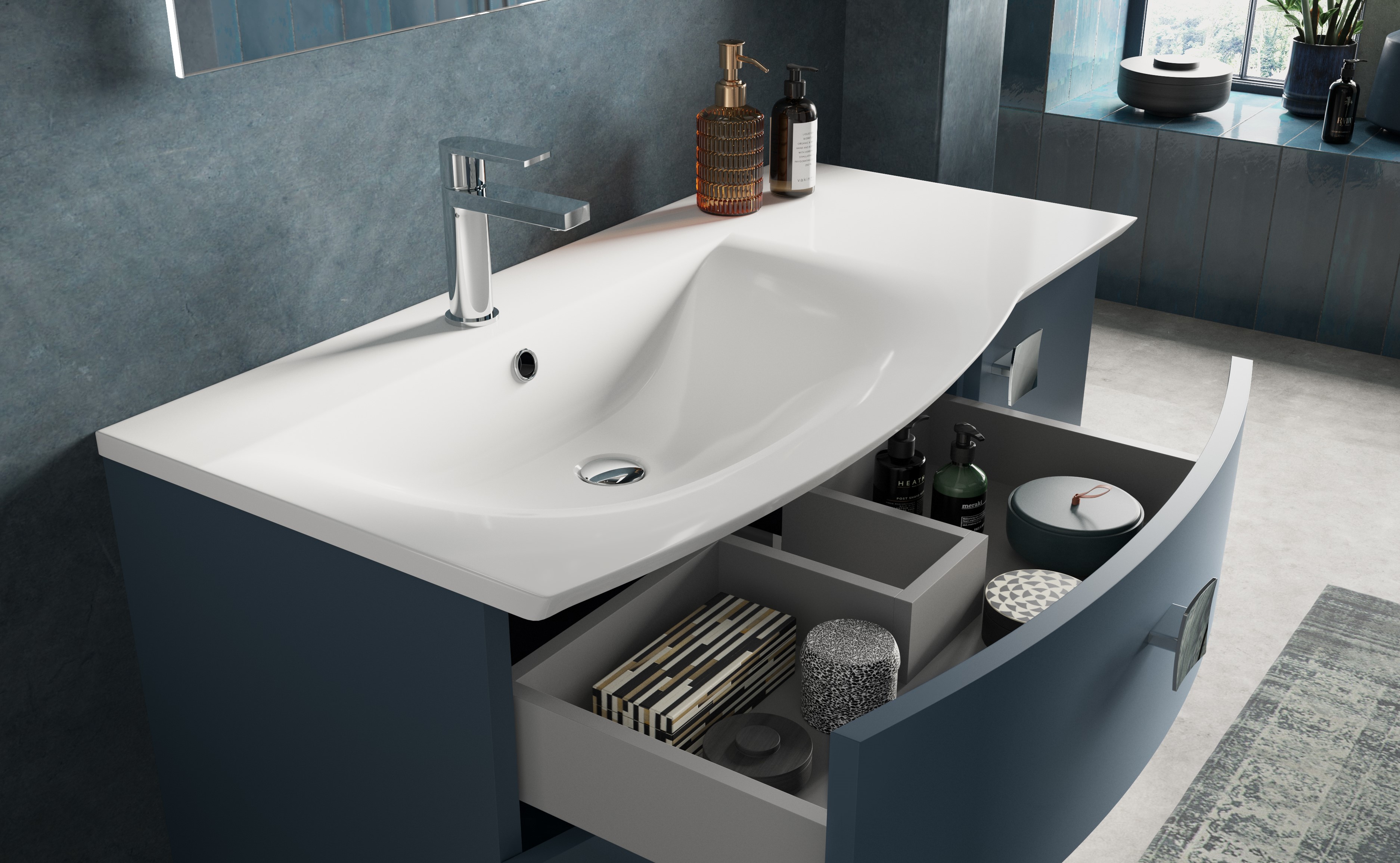 Maximizing Small Bathroom Vanity Space - Luxury Living Direct - Bathroom  Vanity Blog - Luxury Living Direct